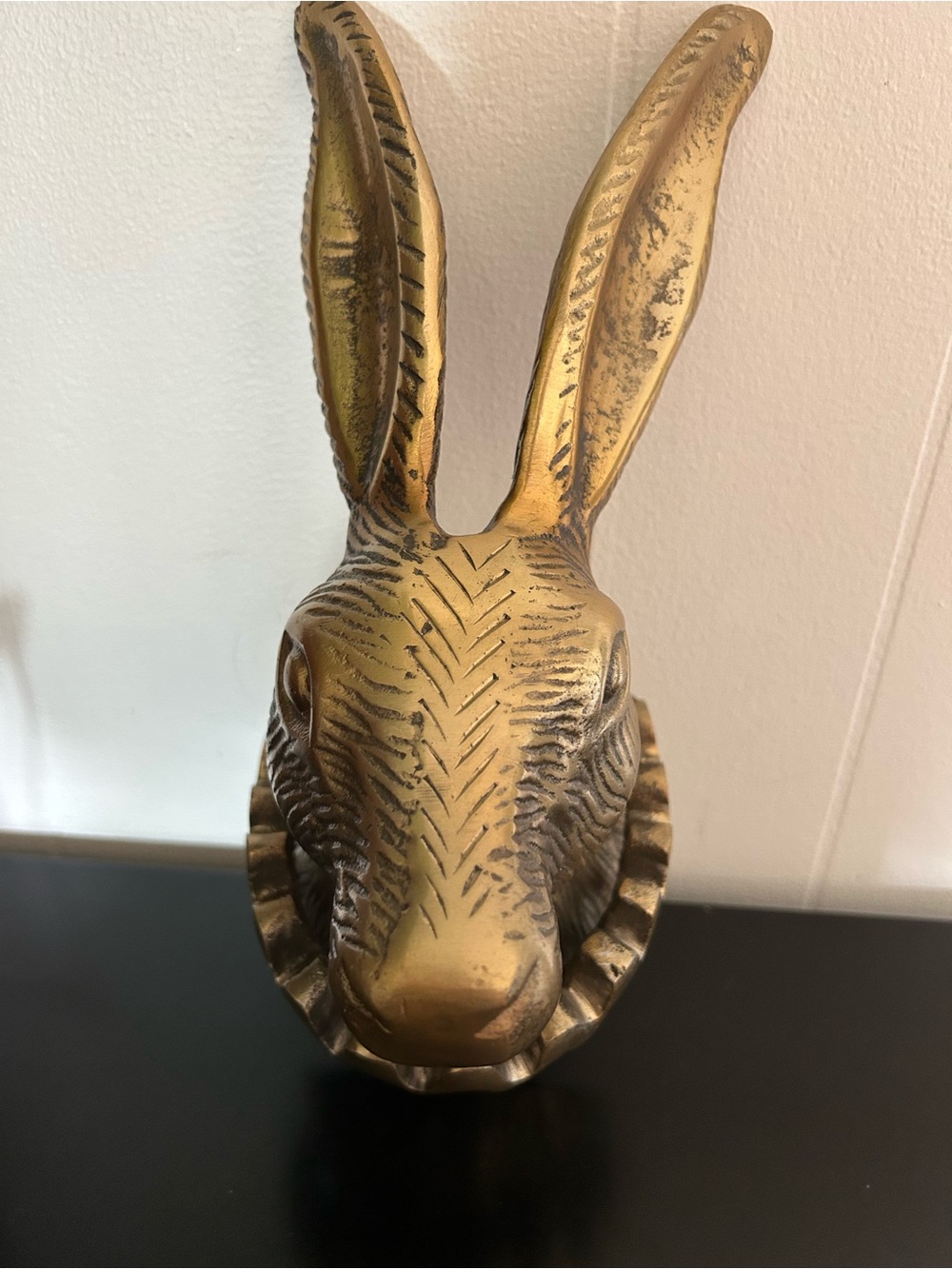 Rabbit Wall Mount - ANTIQUE CHAMPAGNE FINISH
